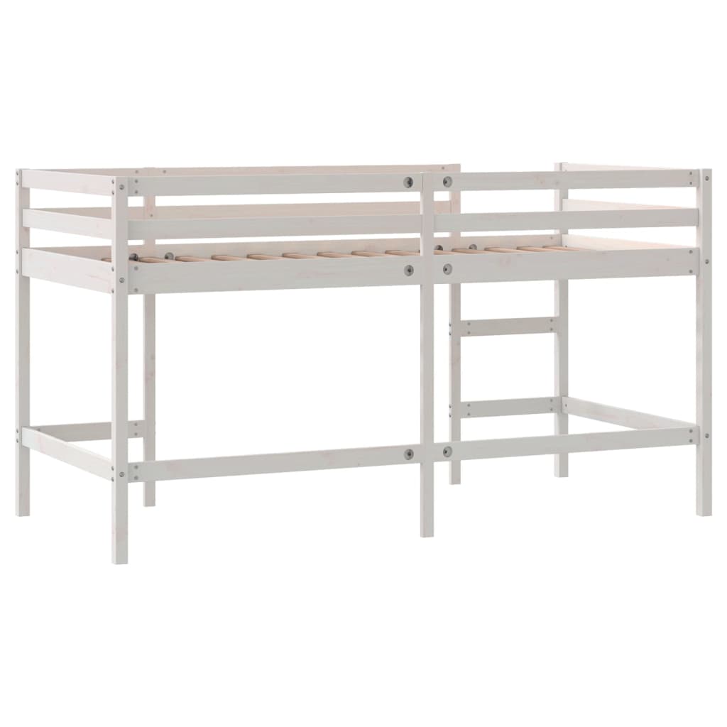 Lit mezzanine d'enfants sans matelas avec échelle 90x200 cm - XIOS
