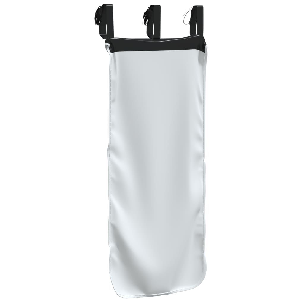 Rideaux pour lit mezzanine avec tunnel et tour blanc et noir Accessoires pour lits et cadres de lit vidaXL