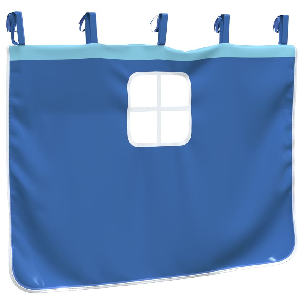 Rideaux pour lit mezzanine avec tour bleu polyester - XIOS