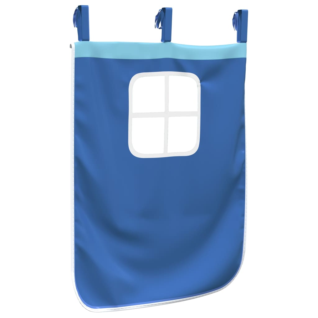 Rideaux pour lit mezzanine avec tour bleu polyester - XIOS