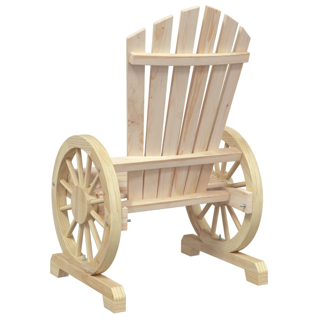 Salon de jardin 3 pcs bois de sapin massif
