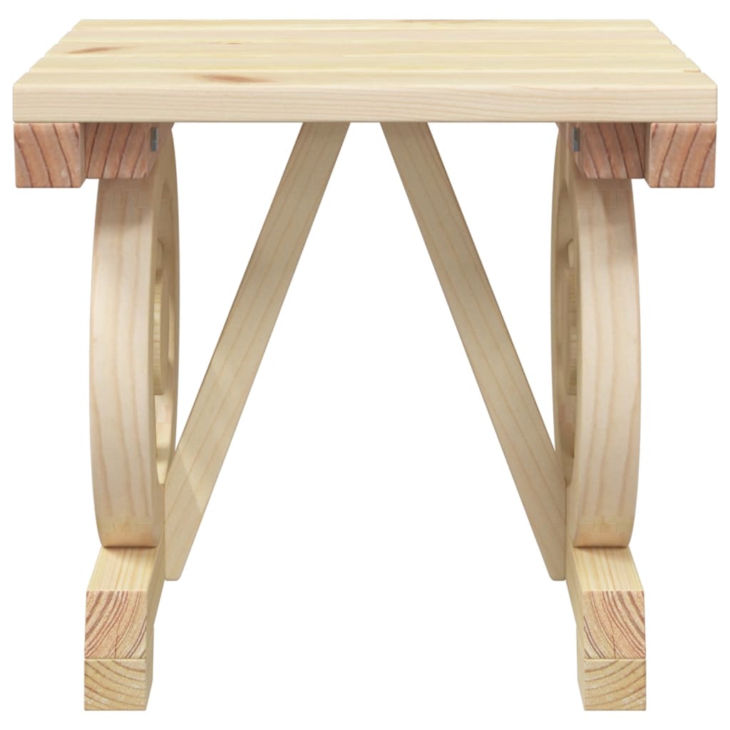 Salon de jardin 3 pcs bois de sapin massif