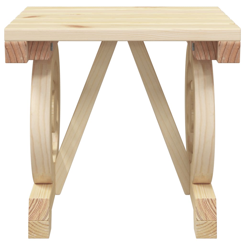 Salon de jardin 3 pcs bois de sapin massif