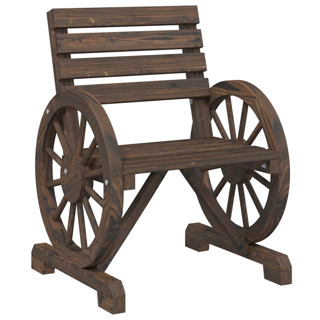 Salon de jardin 4 pcs bois de sapin massif