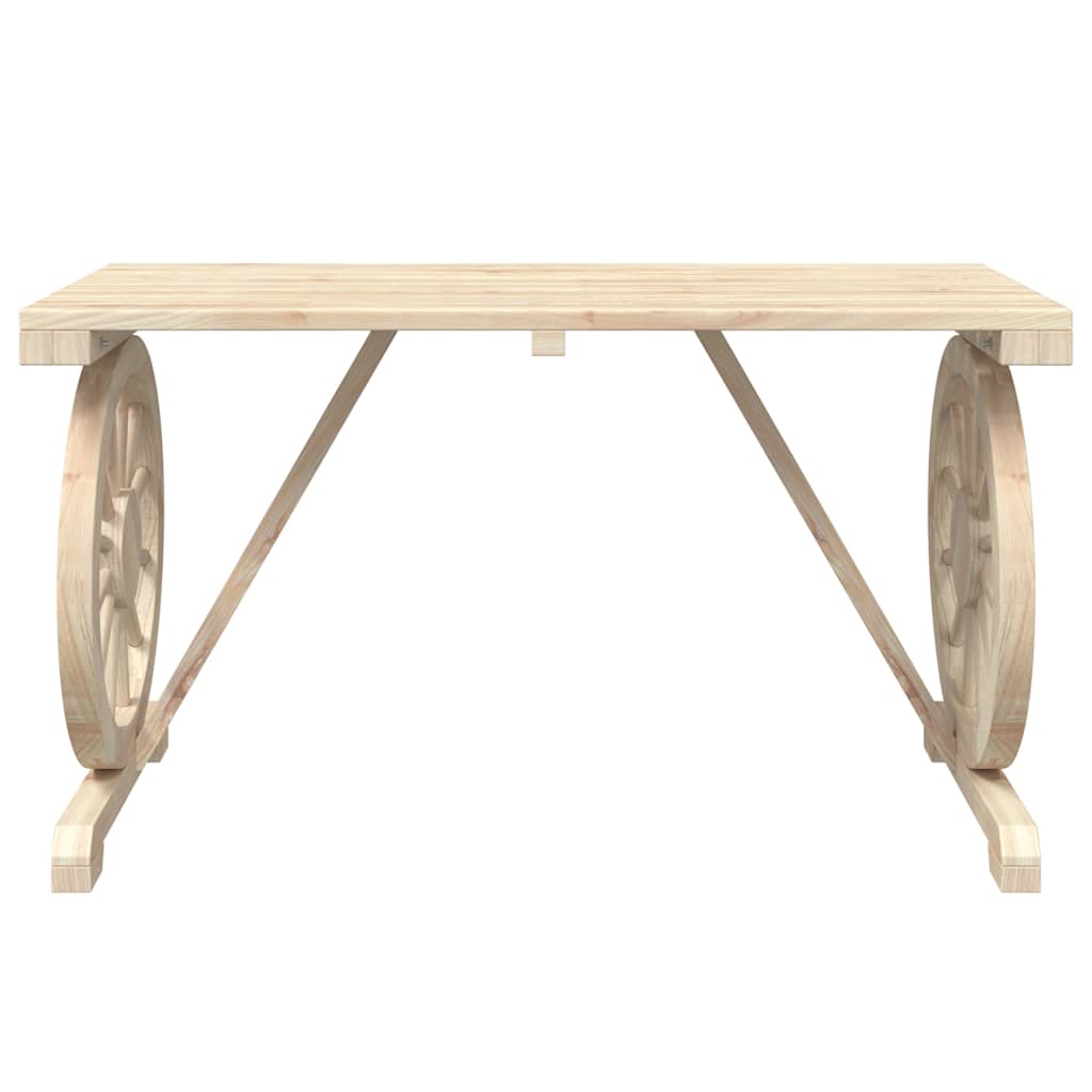 Ensemble à manger de jardin 3 pcs bois de sapin massif