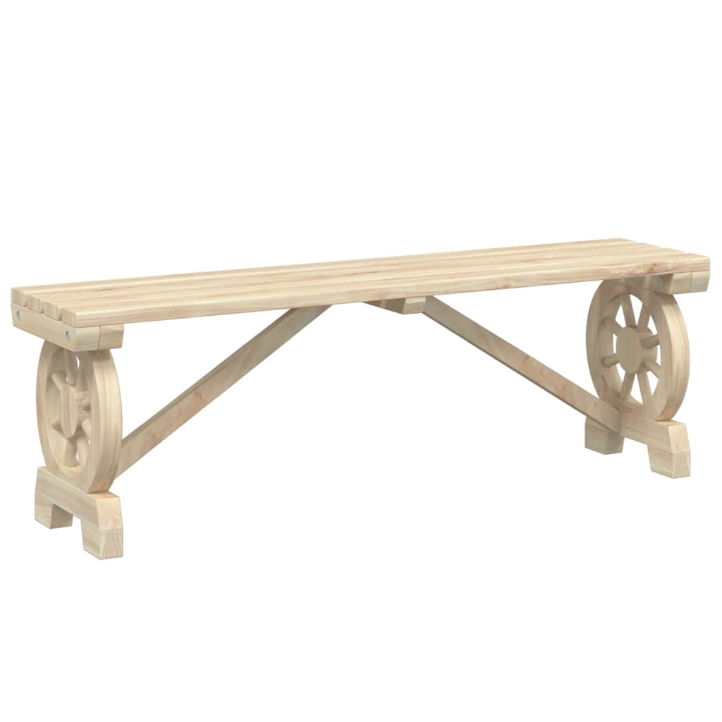 Ensemble à manger de jardin 3 pcs bois de sapin massif