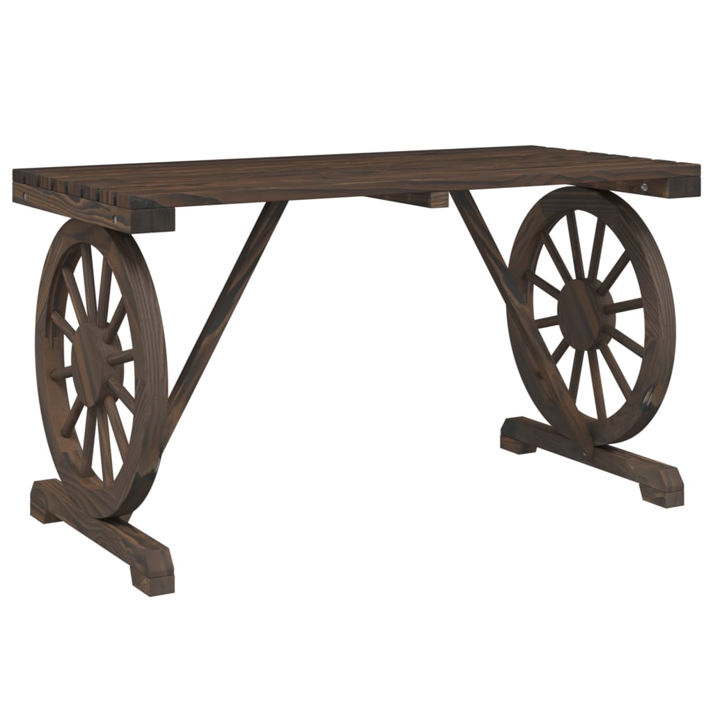Ensemble à manger de jardin 3 pcs bois de sapin massif - XIOS