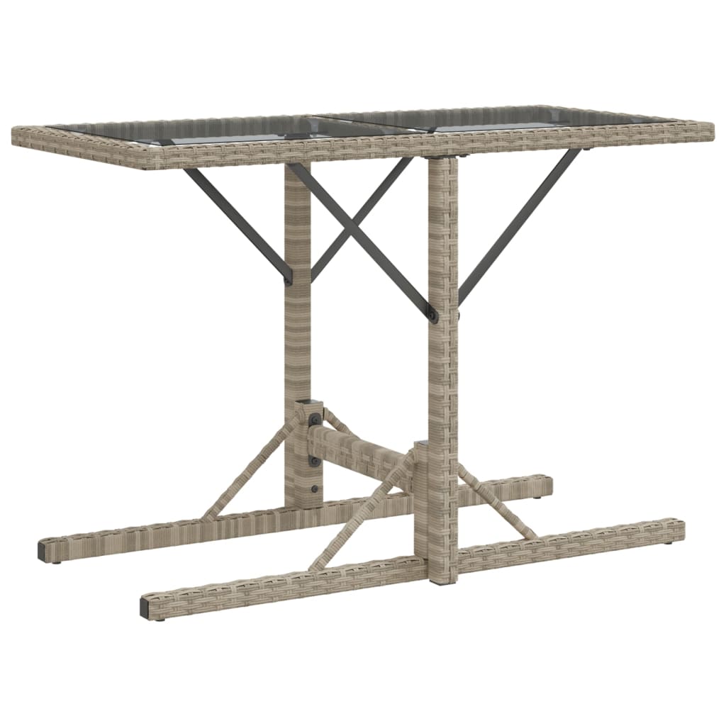 Ensemble de bistro 3 pcs et coussins gris clair résine tressée - XIOS