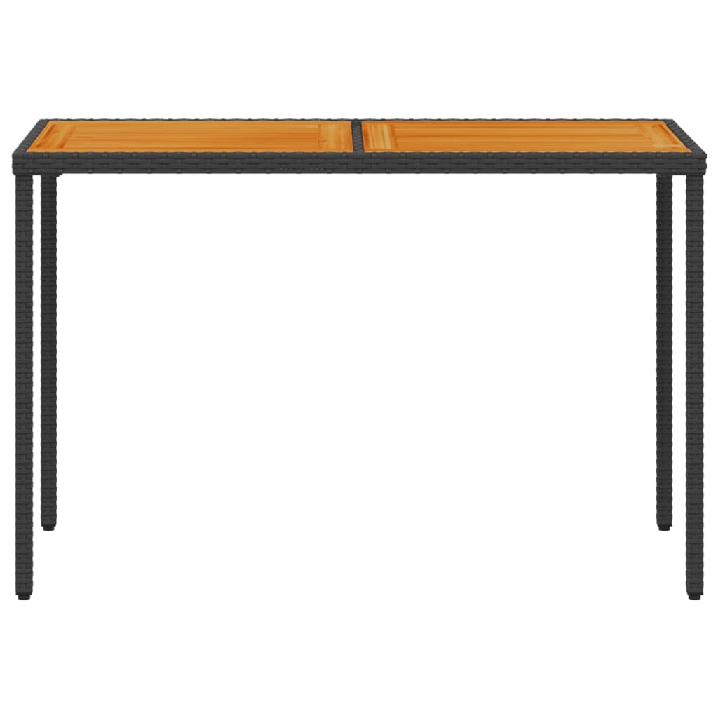 Ensemble à manger de jardin coussins 5pcs Noir Résine tressée - XIOS