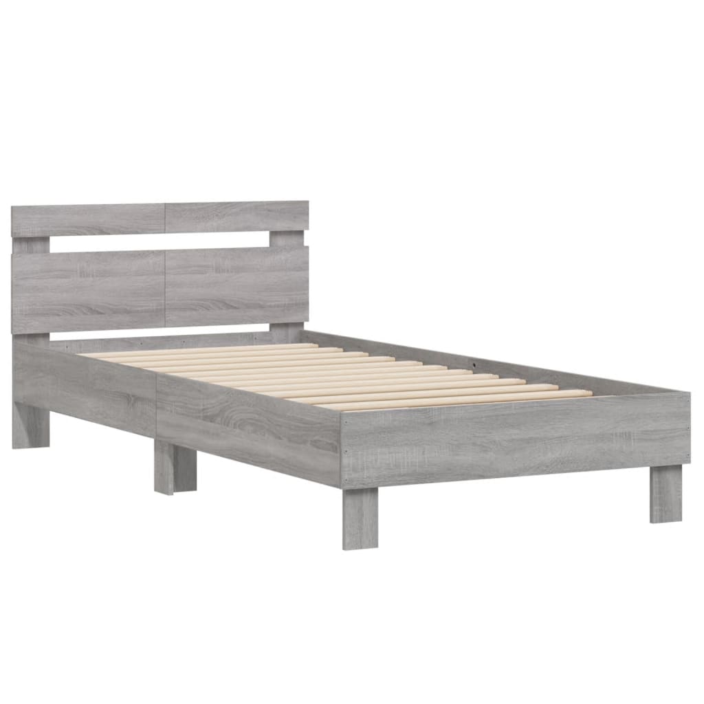Cadre de lit sans matelas avec tête de lit 100x200 cm - XIOS