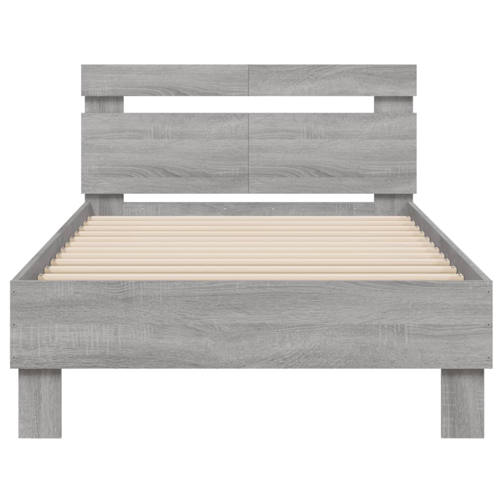 Cadre de lit sans matelas avec tête de lit 100x200 cm - XIOS