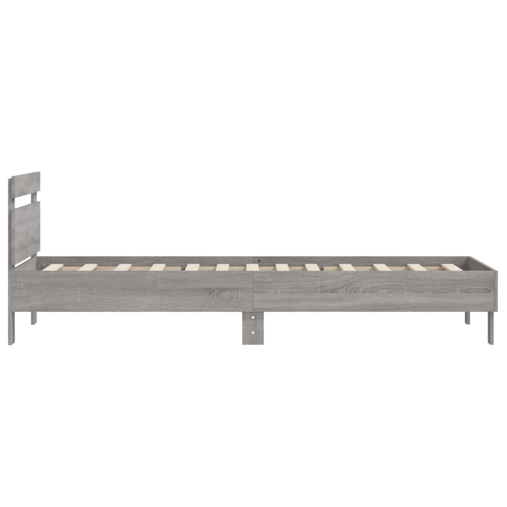 Cadre de lit sans matelas avec tête de lit 100x200 cm - XIOS