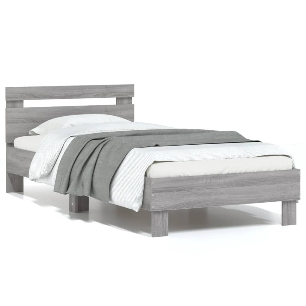 Cadre de lit sans matelas avec tête de lit 90x200 cm - XIOS