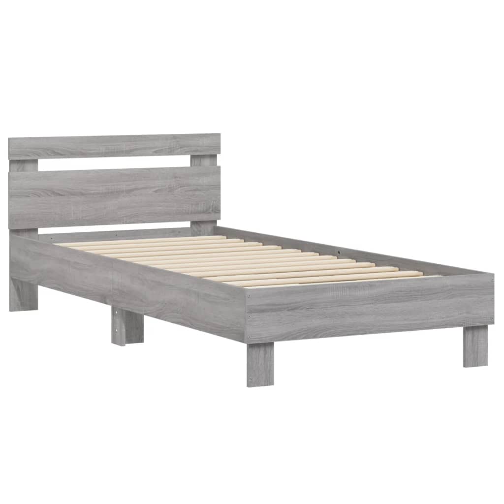Cadre de lit sans matelas avec tête de lit 90x200 cm - XIOS