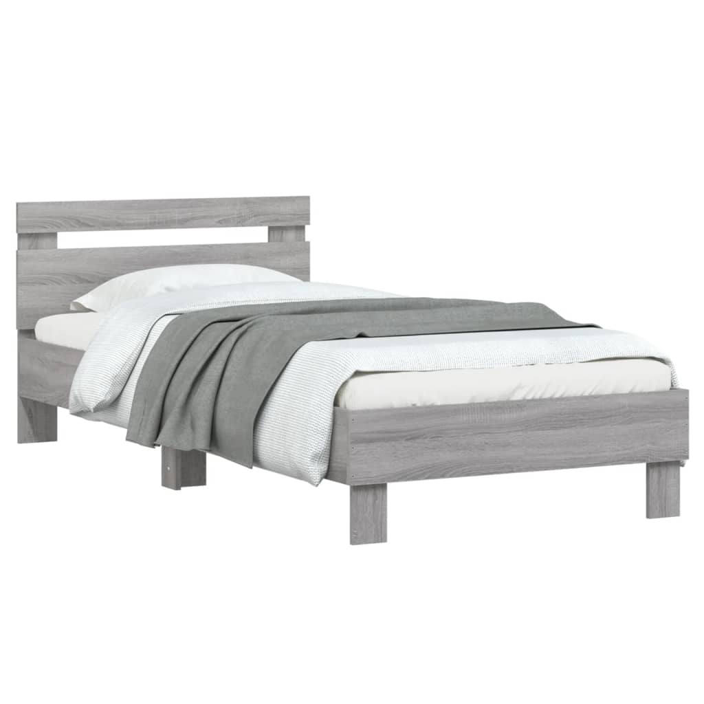 Cadre de lit sans matelas avec tête de lit 90x200 cm - XIOS