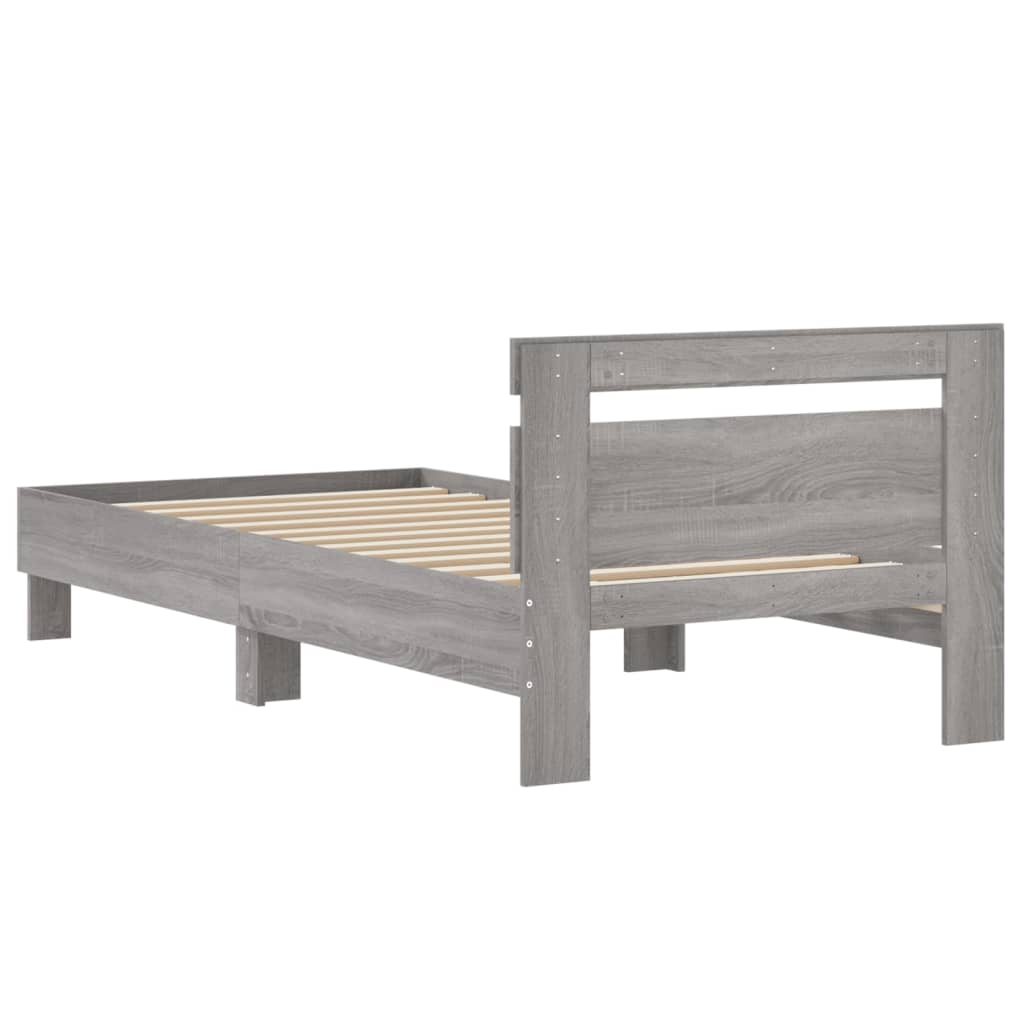 Cadre de lit sans matelas avec tête de lit 90x200 cm - XIOS