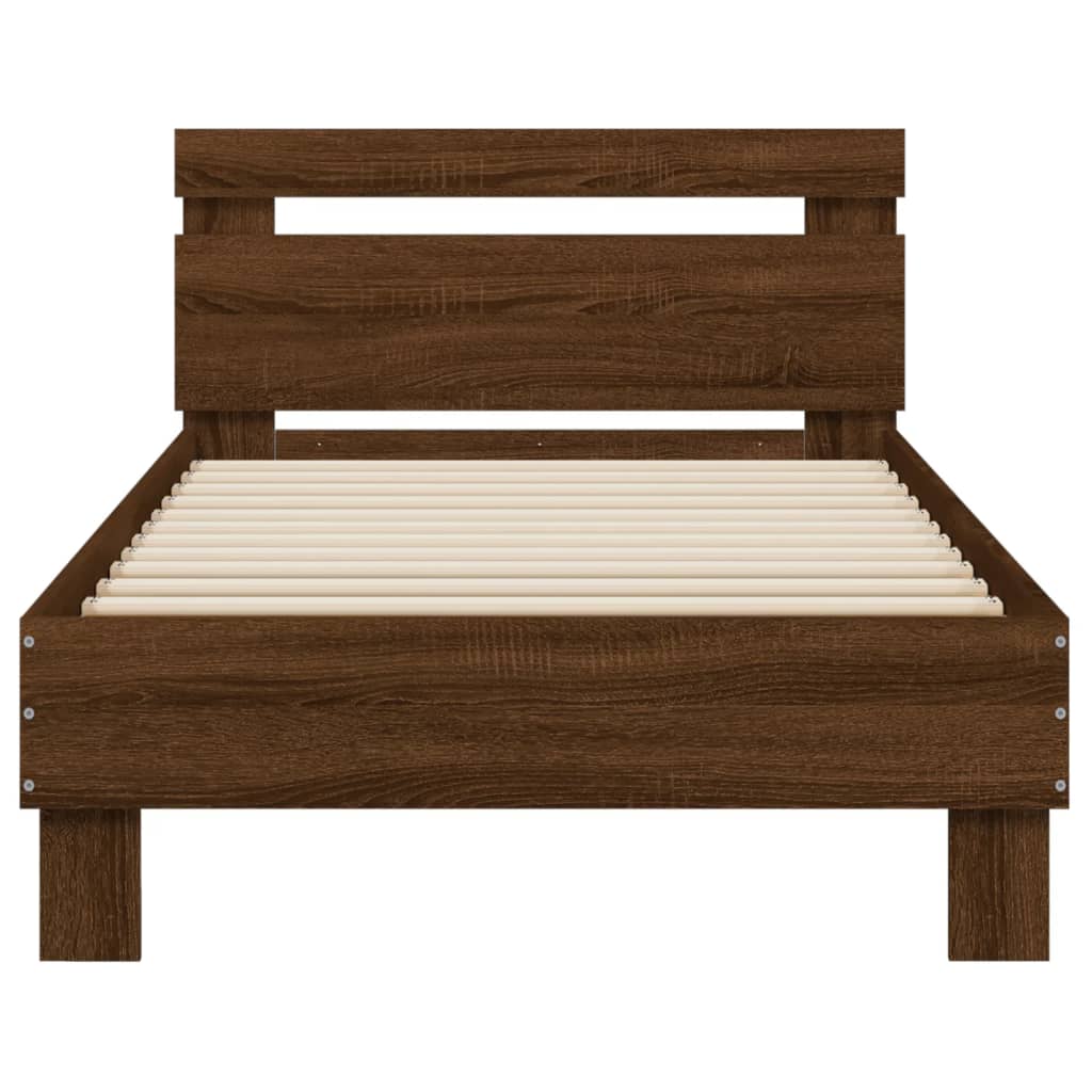 Cadre de lit sans matelas avec tête de lit 75x190 cm - XIOS