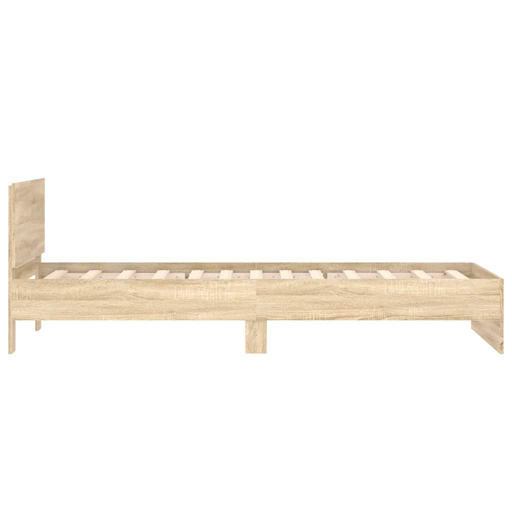 Cadre de lit sans matelas avec tête de lit 100x200 cm - XIOS