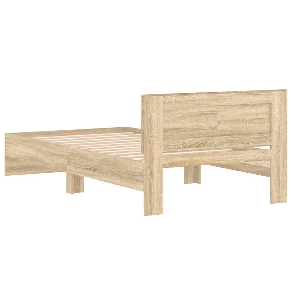Cadre de lit sans matelas avec tête de lit 100x200 cm - XIOS