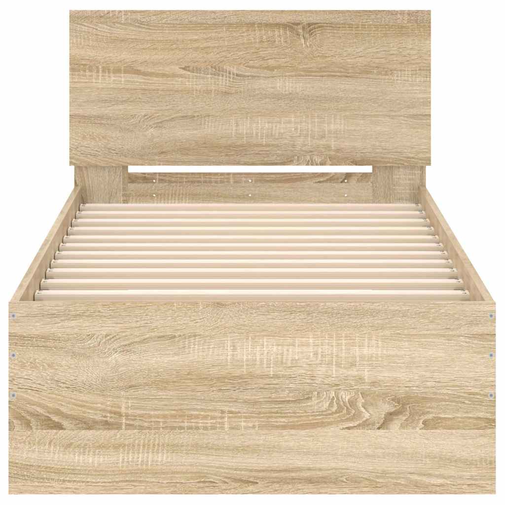 Cadre de lit sans matelas avec tête de lit 90x200 cm - XIOS