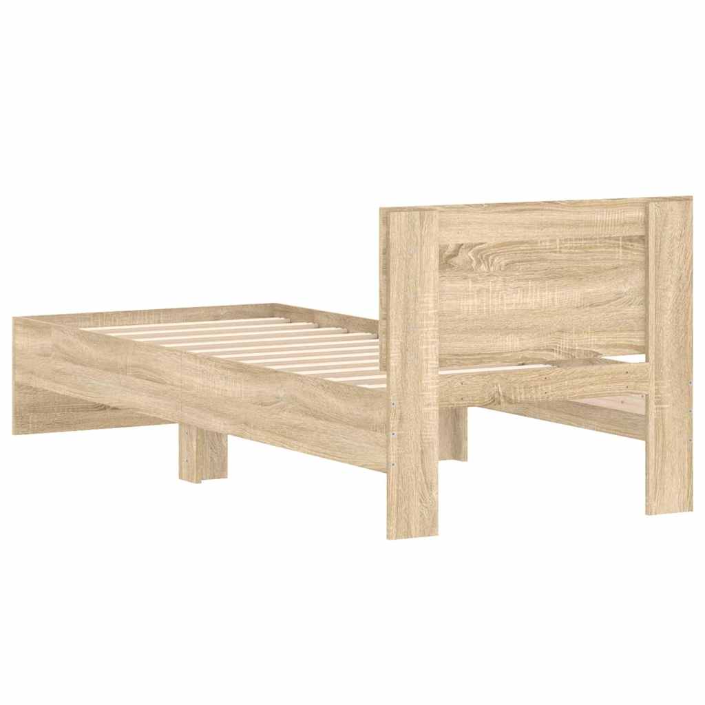 Cadre de lit sans matelas avec tête de lit 90x190 cm - XIOS