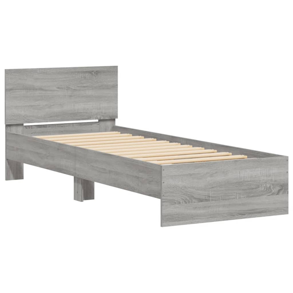 Cadre de lit sans matelas avec tête de lit 90x190 cm - XIOS