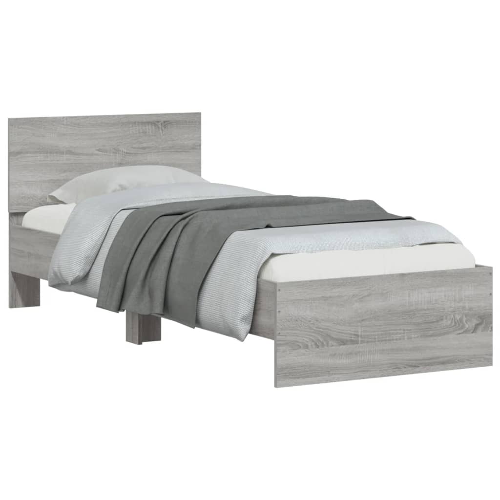 Cadre de lit sans matelas avec tête de lit 90x190 cm - XIOS