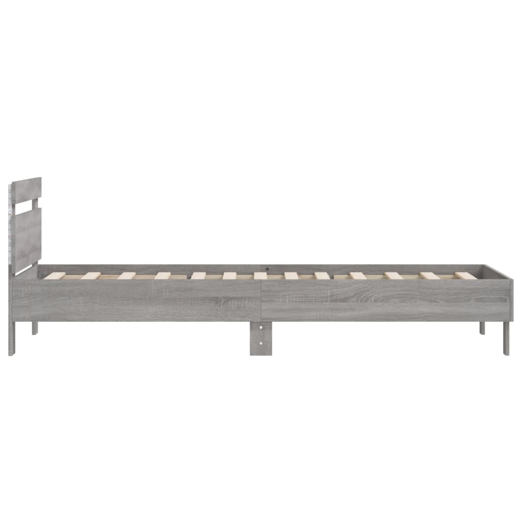 Cadre de lit sans matelas avec lumières LED 100x200 cm - XIOS