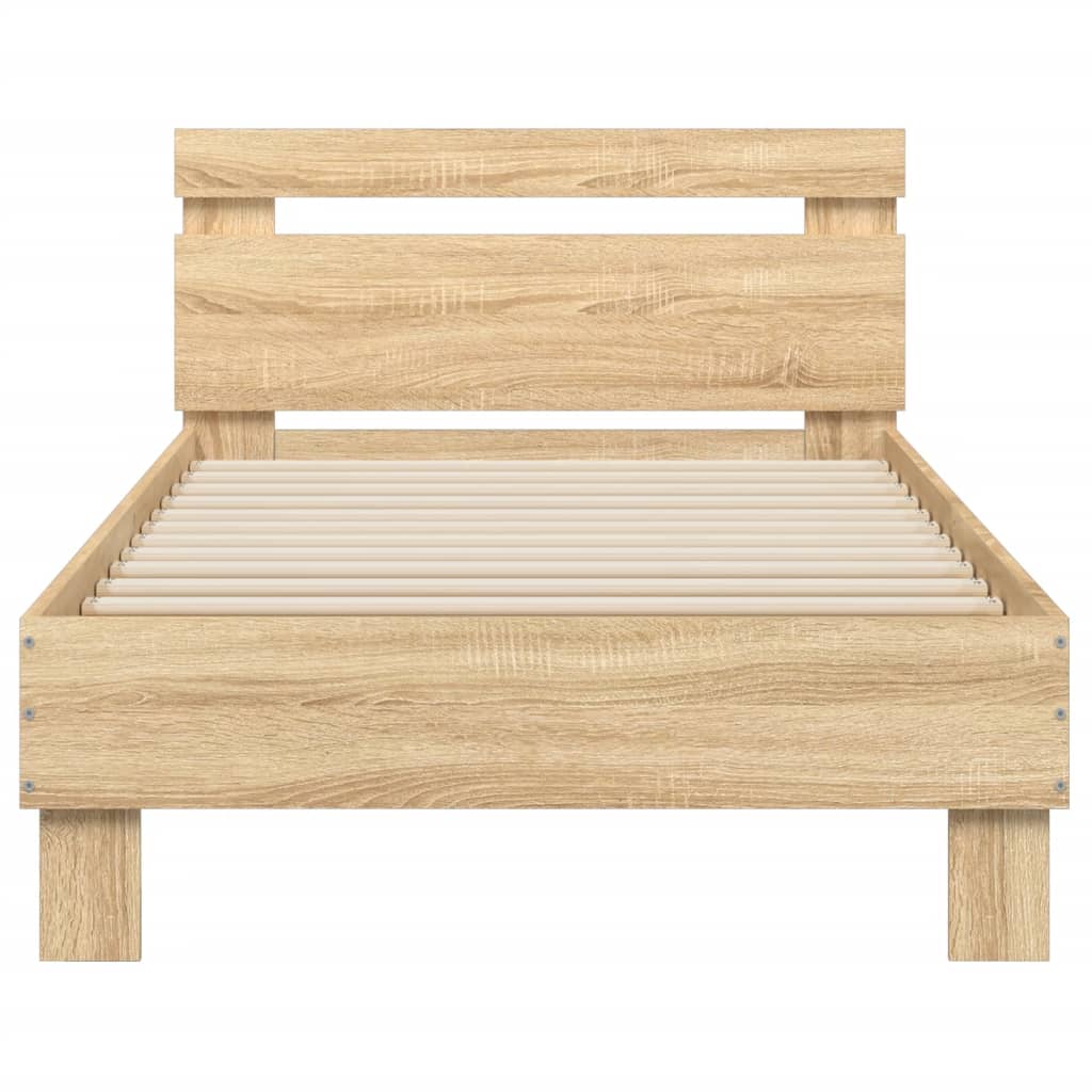 Cadre de lit sans matelas avec lumières LED 90x200 cm - XIOS
