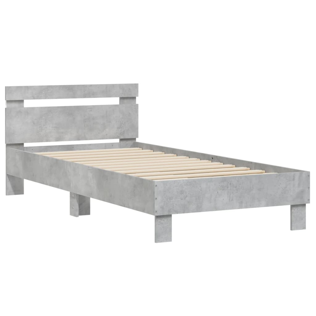 Cadre de lit sans matelas avec lumières LED 90x200 cm - XIOS