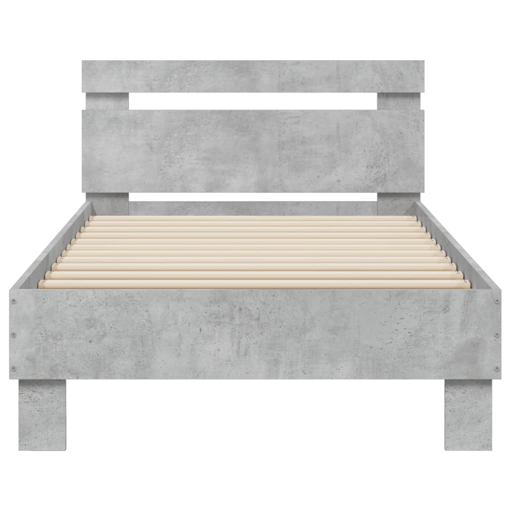 Cadre de lit sans matelas avec lumières LED 90x200 cm - XIOS
