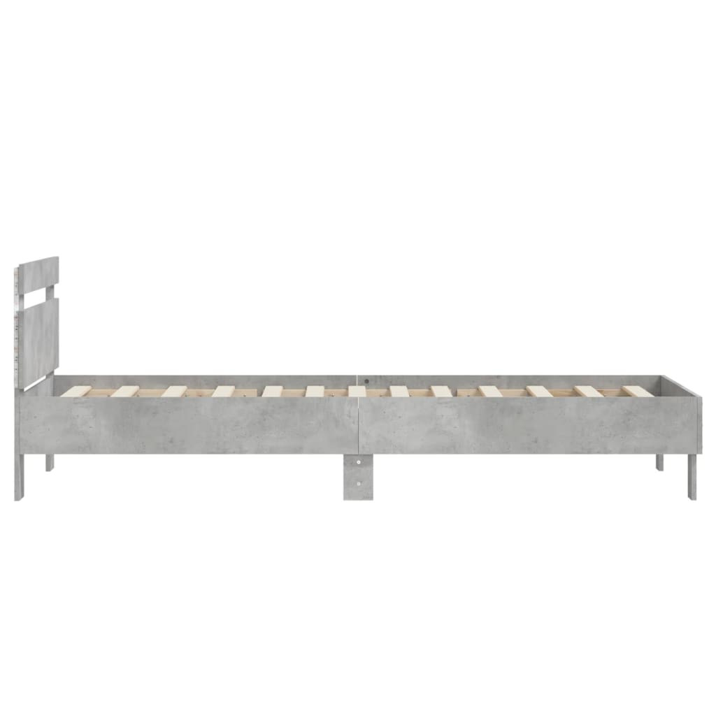 Cadre de lit sans matelas avec lumières LED 90x200 cm - XIOS