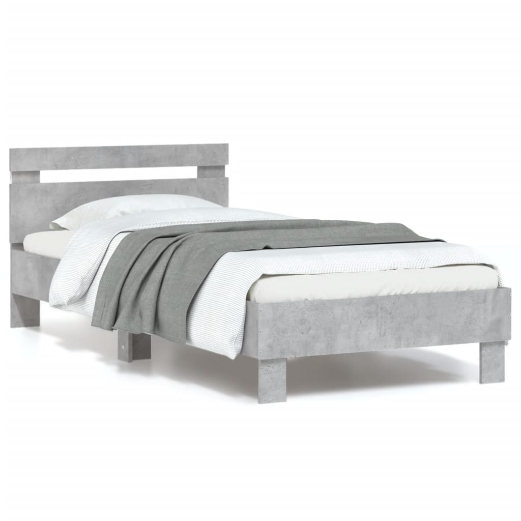 Cadre de lit sans matelas avec lumières LED 90x200 cm - XIOS