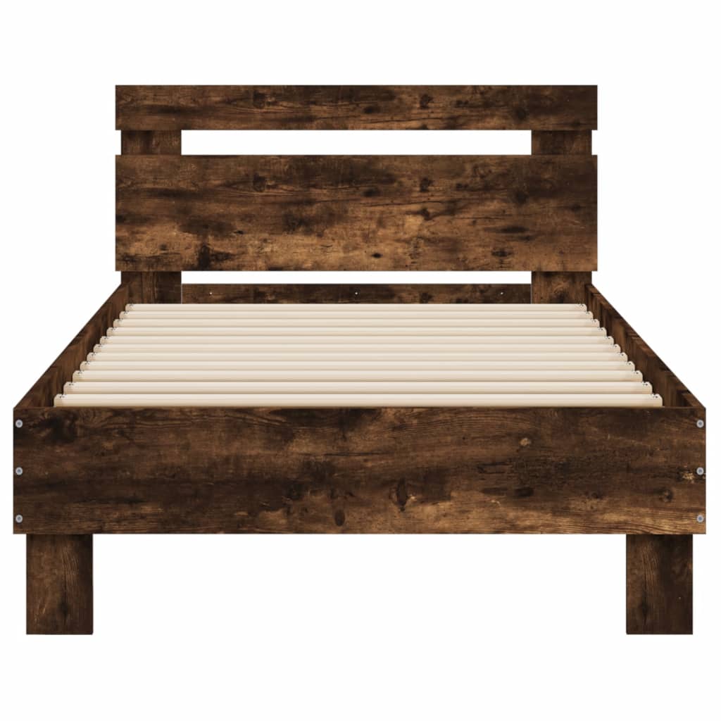Cadre de lit sans matelas avec lumières LED 90x200 cm - XIOS