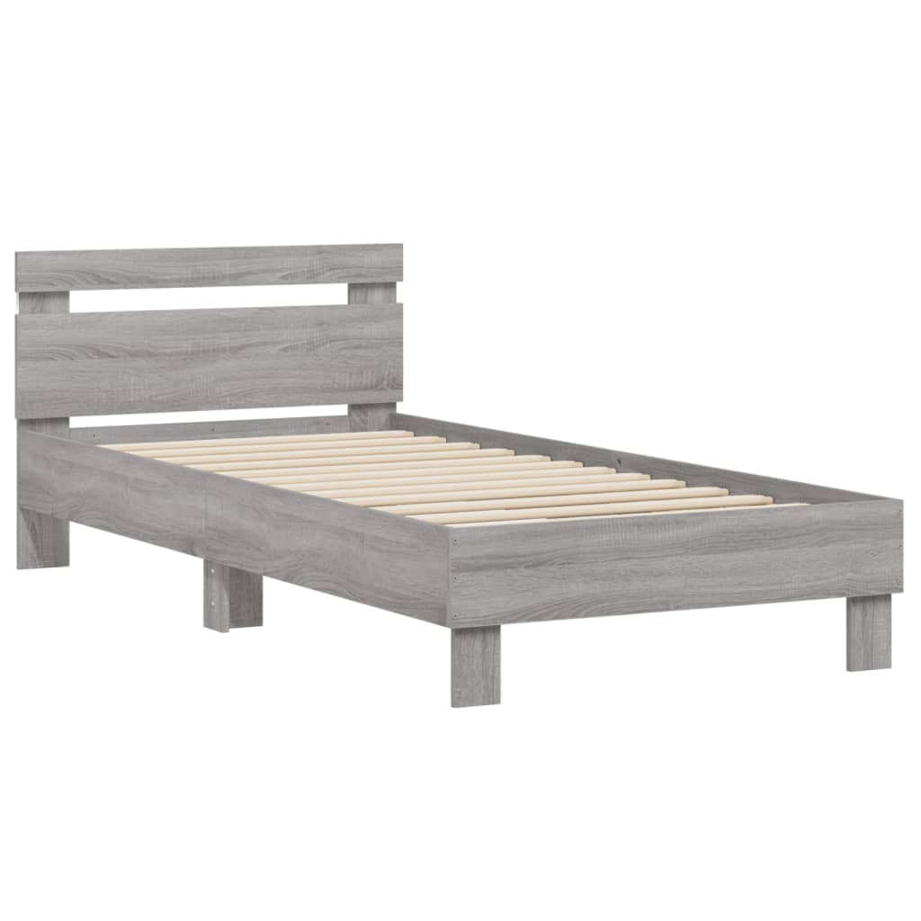Cadre de lit sans matelas avec lumières LED 90x200 cm - XIOS