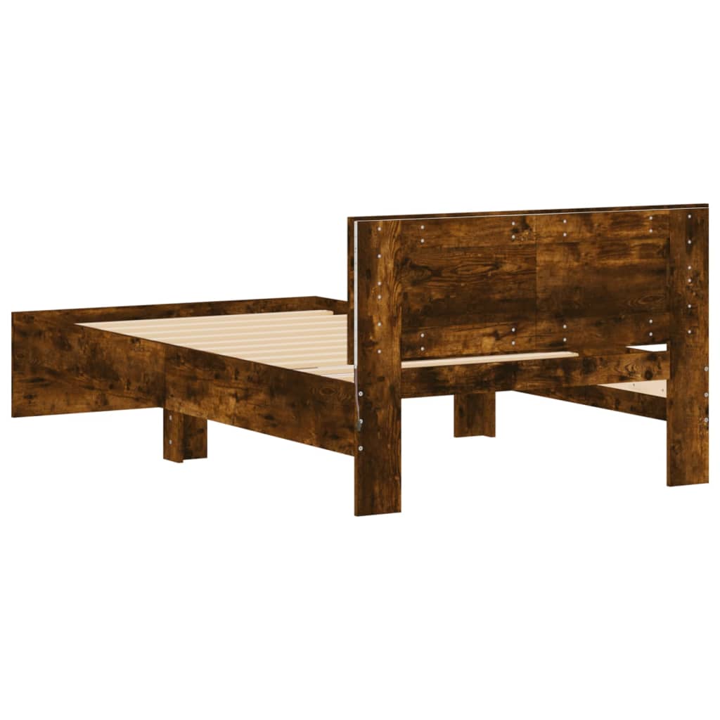 Cadre de lit sans matelas avec lumières LED 100x200 cm - XIOS