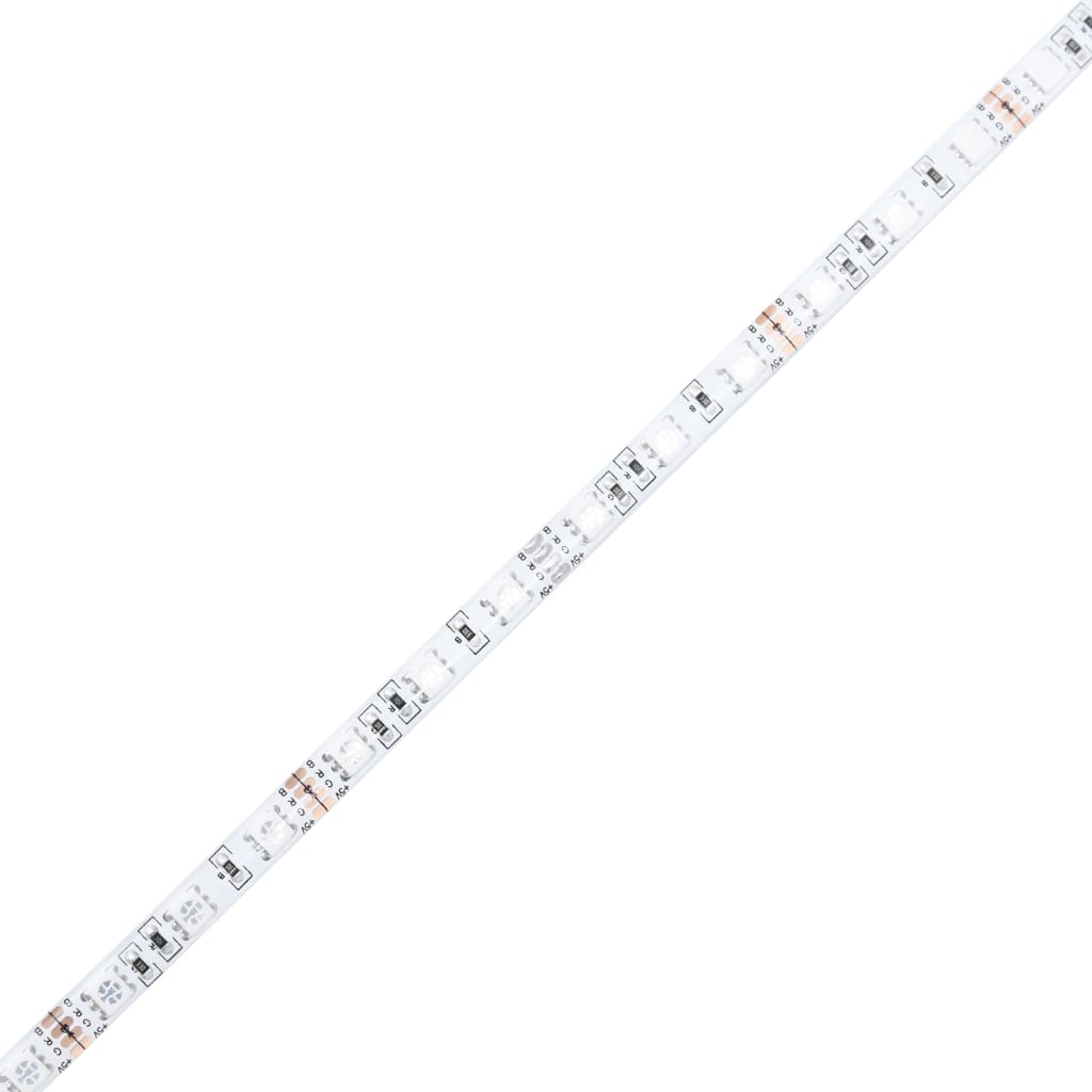 Cadre de lit sans matelas avec lumières LED blanc 90x200 cm - XIOS