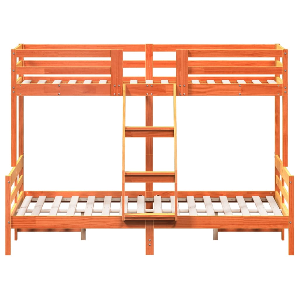 Lit superposé sans matelas 90x200/140x200 cm bois massif - XIOS