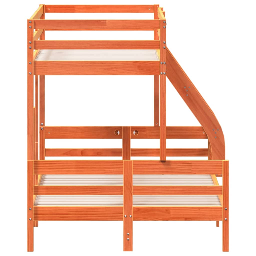 Lit superposé sans matelas 80x200/120x200 cm bois massif - XIOS