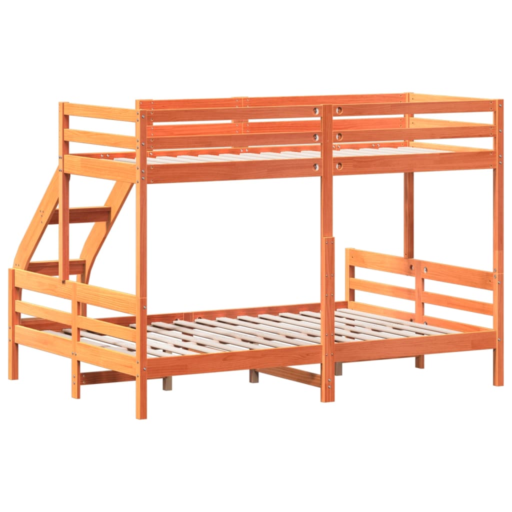 Lit superposé sans matelas 90x200/140x200 cm bois massif - XIOS