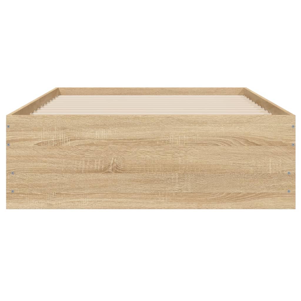 Cadre de lit avec tiroirs sans matelas chêne sonoma 100x200 cm - XIOS
