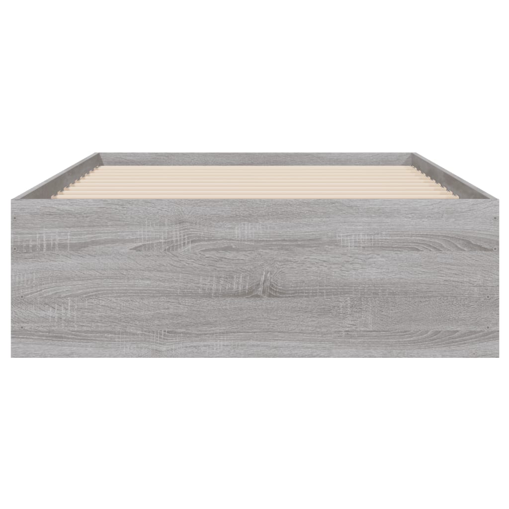 Cadre de lit avec tiroirs sans matelas sonoma gris 90x200 cm - XIOS