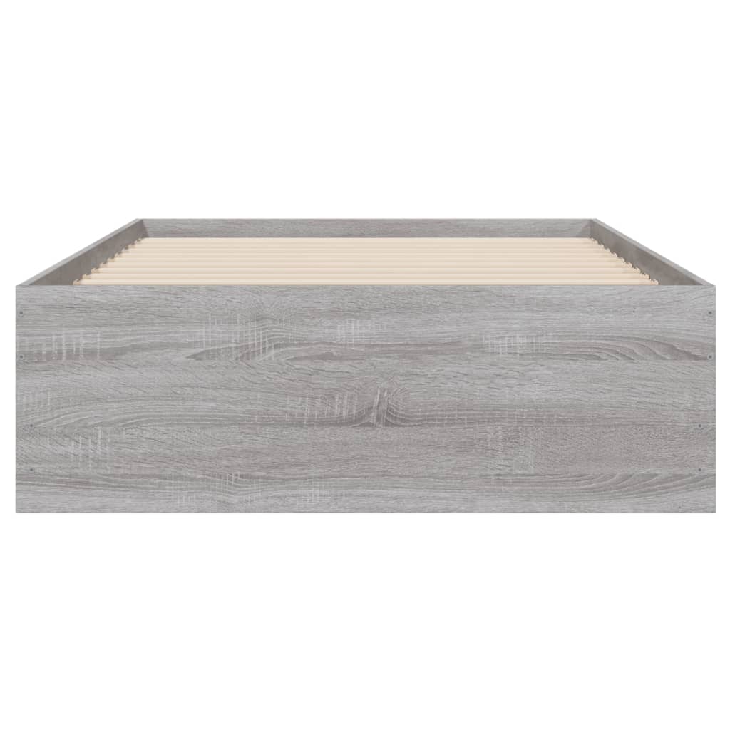 Cadre de lit avec tiroirs sans matelas sonoma gris 90x190 cm - XIOS