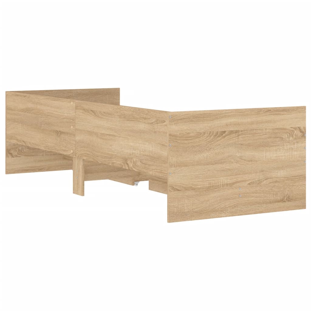 Cadre de lit avec tiroirs sans matelas chêne sonoma 100x200 cm - XIOS