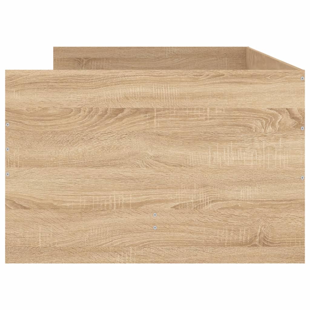 Cadre de lit sans matelas chêne sonoma 75x190 cm - XIOS