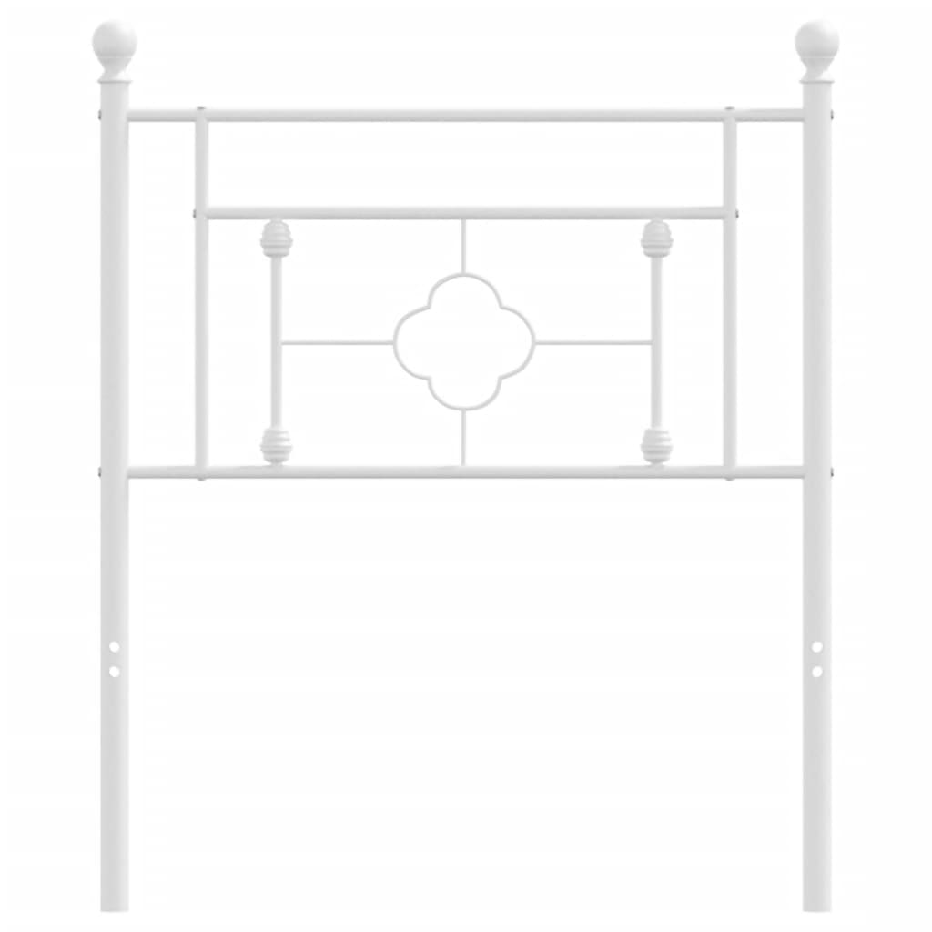 Tête de lit métal blanc 75 cm - XIOS