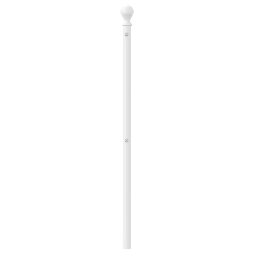 Tête de lit métal blanc 75 cm - XIOS