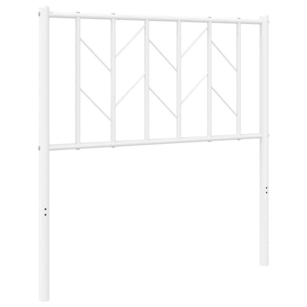 Tête de lit métal blanc 80 cm - XIOS
