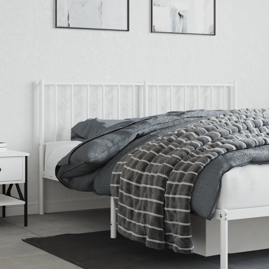 Tête de lit métal blanc 160 cm - XIOS