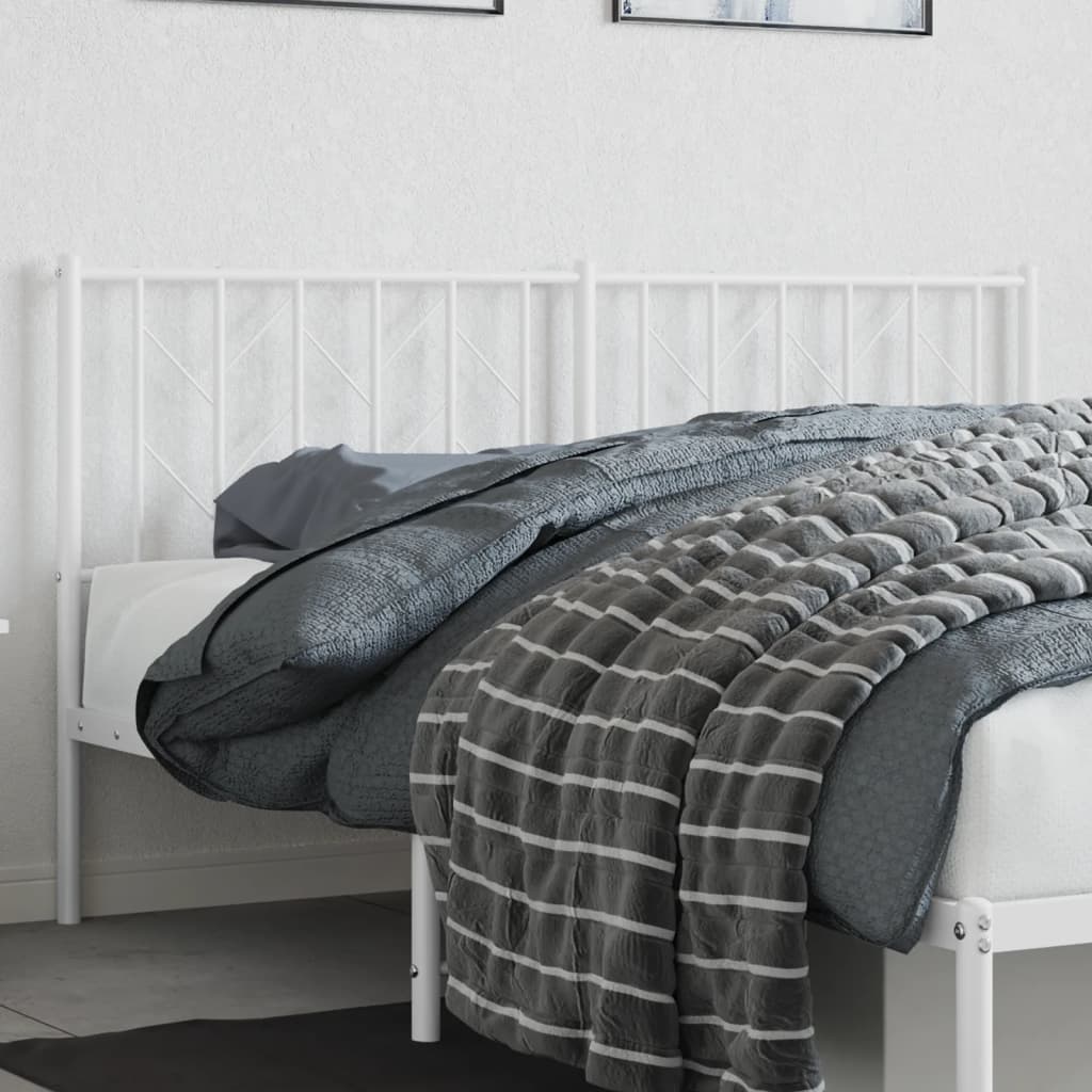 Tête de lit métal blanc 160 cm - XIOS